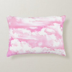 Coussins Décoratifs Nuages roses décor à personnaliser