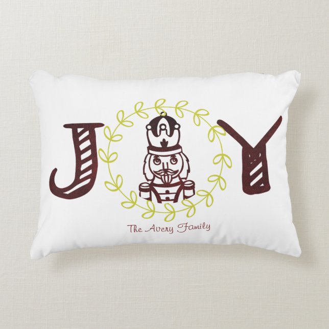 Coussins Décoratifs Nutcracker Simple Moderne Personnalisé (Devant)