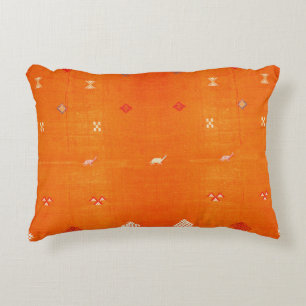 Coussins Décoratifs Oasis de coucher de soleil : Orange Heritage Boho