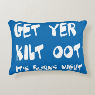 Coussins Décoratifs Obtiens Ton Kilt Oot C'est La Nuit De Burns Langue