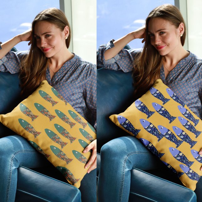 Coussins Décoratifs Ocean life, Lake house, partie de la pêche (Créateur téléchargé)