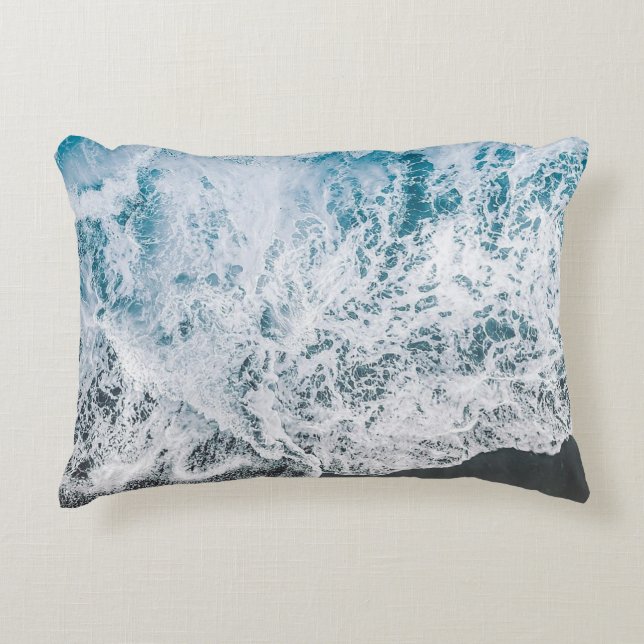 Coussins Décoratifs Oceanic Serenity Beach Water Pillow (Devant)