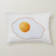 Œuvre d'art minimaliste de l'œuf frit à l'aquarell