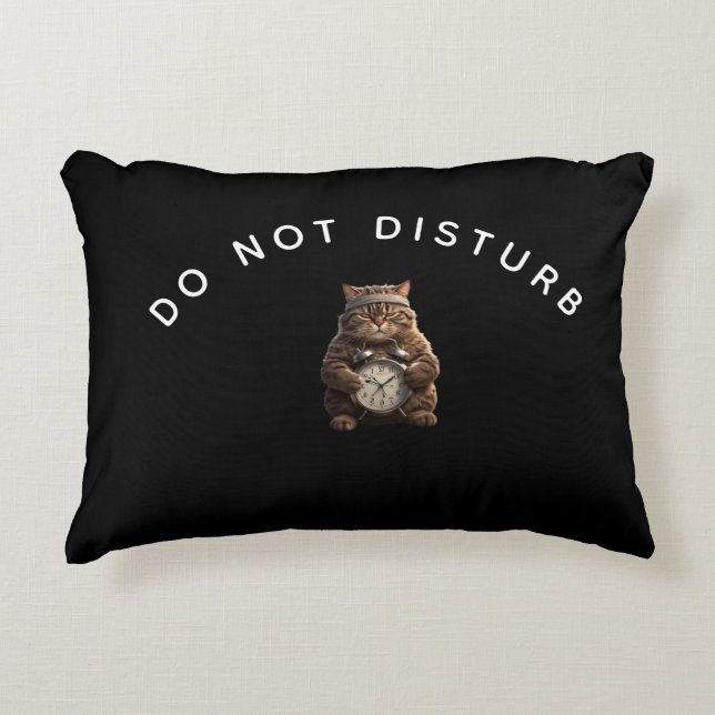 Coussins Décoratifs Off Duty Gym Cat Throw Pillow (Devant)