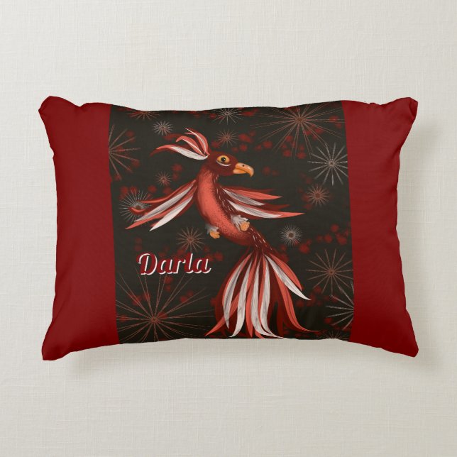 Coussins Décoratifs Oiseau de Paradis (Devant)