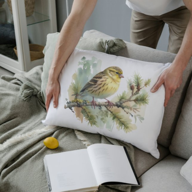Coussins Décoratifs Oiseau jaune doux (Créateur téléchargé)