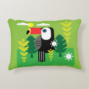 Coussins Décoratifs Oiseau tropical du Toucan