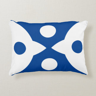 Coussins Décoratifs Oiseaux Abstraits Gras Design simple Bleu profond