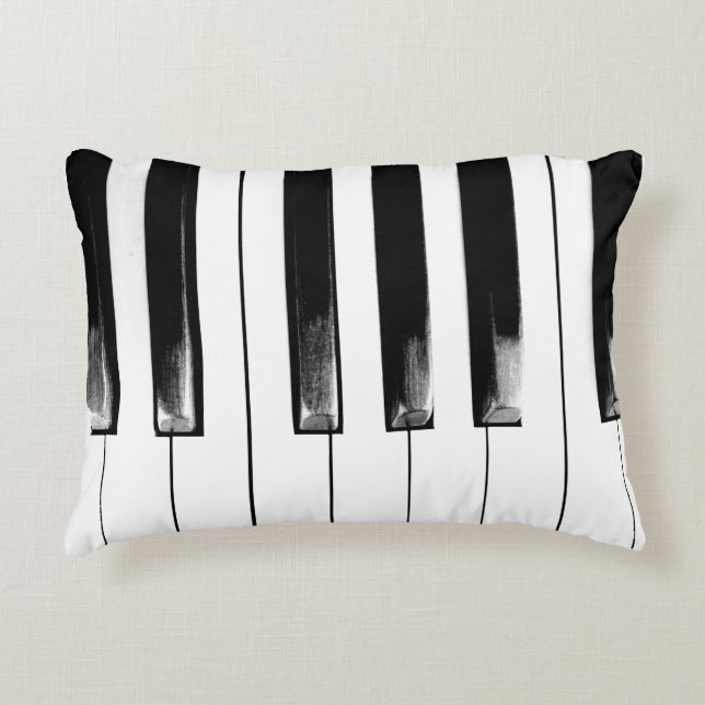 Coussins Décoratifs Old Piano Keys Drôle Cool (Devant)