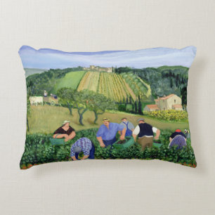 Coussins Décoratifs Olives et tournesols de vignoble