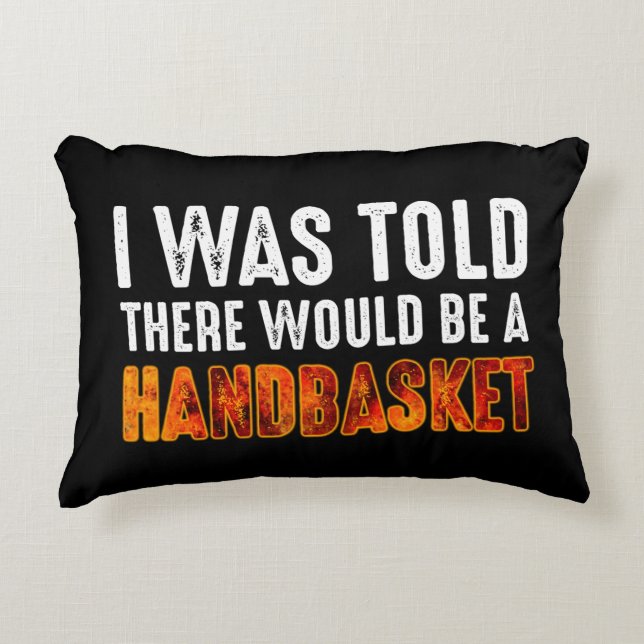 Coussins Décoratifs On M'A Dit Qu'Il Y Aurait Un Panier (Devant)