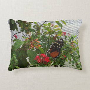 COUSSINS DÉCORATIFS ORANGE BUTTERFLY