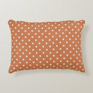Coussins Décoratifs Orange Cream Points Pailleté