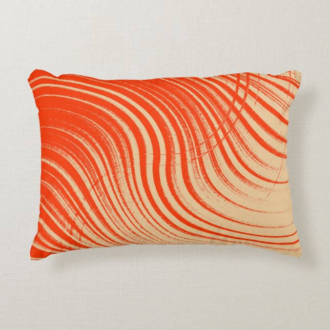Coussins Décoratifs Orange et Tan (Devant)