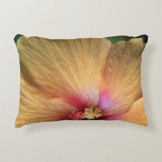Coussins Décoratifs Orange Hibiscus Ruffle