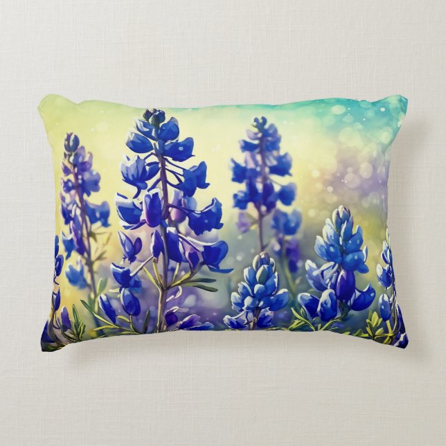 Coussins Décoratifs Oreiller à lancer Bonnet Bleu (Devant)