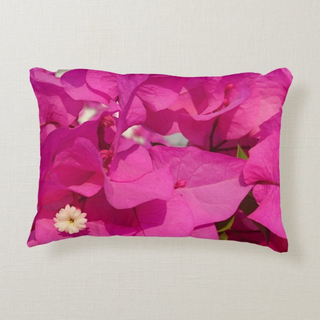 Coussins Décoratifs Oreiller à lancer rose (Dos)