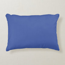 Oreiller accent bleu 16" x 12"