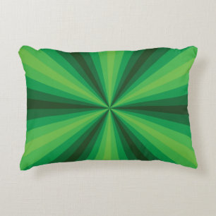 Coussins Décoratifs Oreiller accent de vert illusion optique
