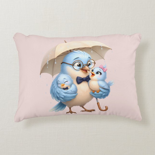 Coussins Décoratifs Oreiller accent Père Oiseau (Devant)