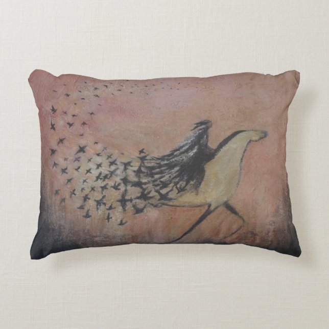 Coussins Décoratifs Oreiller accent Raven Wind (Devant)