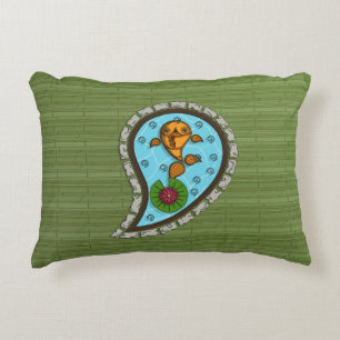 Coussins Décoratifs Oreiller accentuation Poisson rouge