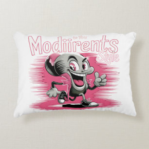 Coussins Décoratifs Oreiller accentué de personnage de dessin animé ré