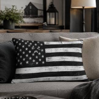 Coussins Décoratifs Oreiller accentué du drapeau américain