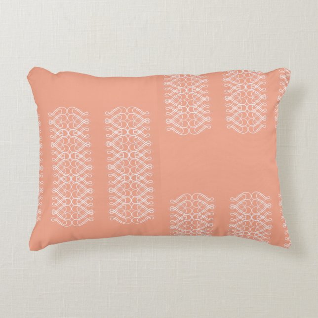 Coussins Décoratifs Oreiller accentué orange pâle (Devant)