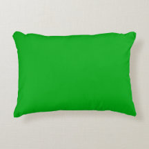 Oreiller accentué vert 16" x 12"