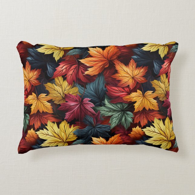 Coussins Décoratifs Oreiller accentuel Feuilles d'Automne (Devant)