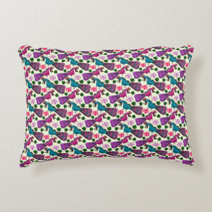 Coussins Décoratifs Oreiller Corps à Motif Floral Rose en Aquarelle Do
