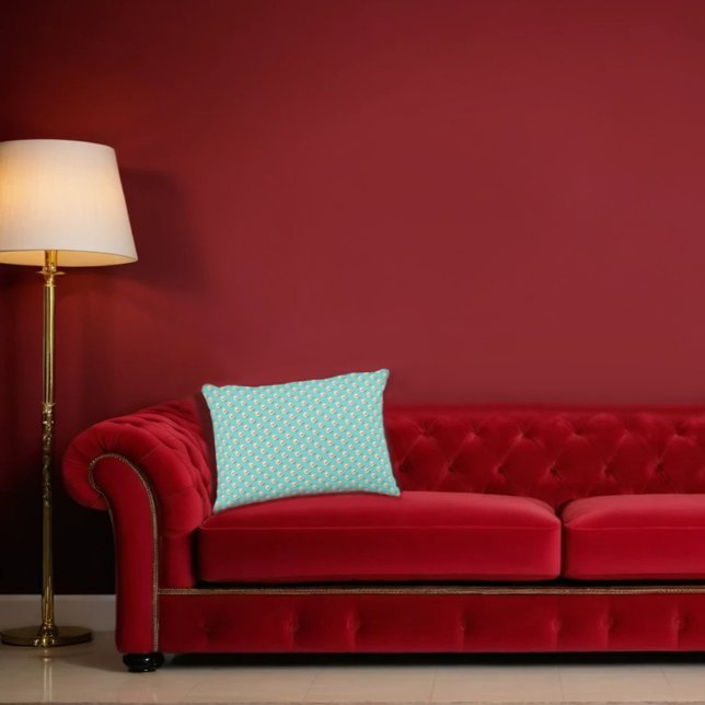 Coussins Décoratifs Oreiller d'accent perle et sarcelle chic (Créateur téléchargé)