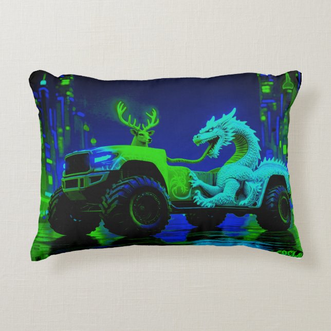 Coussins Décoratifs Oreiller de camion monstre (Devant)
