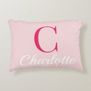 Coussins Décoratifs Oreiller de chambre universitaire avec monogramme 