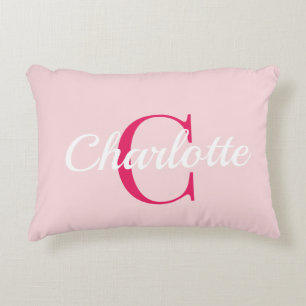 Coussins Décoratifs Oreiller de chambre universitaire avec monogramme 