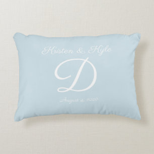 Coussins Décoratifs Oreiller de décoration avec monogramme pour cadeau