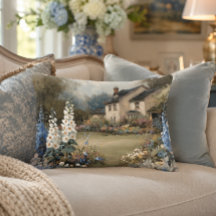 Oreiller de décoration Cottage anglais 16x12