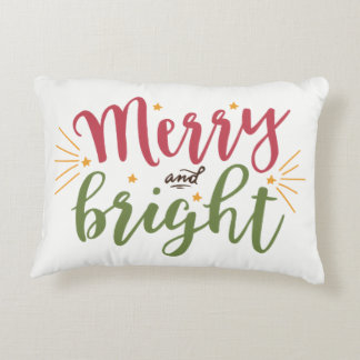 Coussins Décoratifs Oreiller de décoration de Noël scintillant « Joyeu