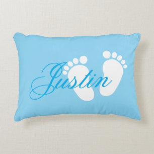 Coussins Décoratifs Oreiller de décoration de nursery avec empreinte d