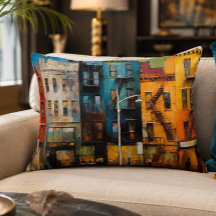 Oreiller de décoration Harlem Renaissance 16x12