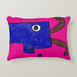 Coussins Décoratifs Oreiller de doodle de chien rose mignon
