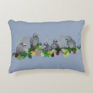 Coussins Décoratifs Oreiller de fête pour perroquet gris africain (ble