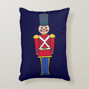 Coussins Décoratifs Oreiller de Noël Soldat Jouet