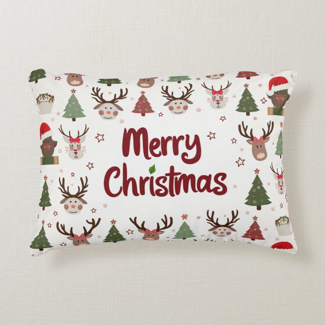 Coussins Décoratifs Oreiller de saison de Noël (Devant)