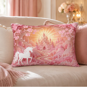 Coussins Décoratifs Oreiller décoratif Château Licorne