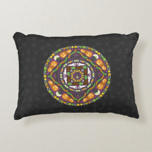 Coussins Décoratifs Oreiller décoratif mandala « Tricks and Treats »