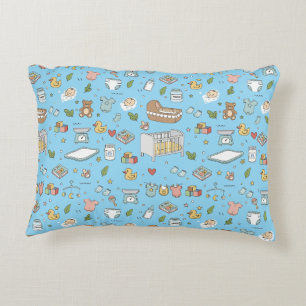 Coussins Décoratifs Oreiller décoratif pour nurserie en forme d'ours e