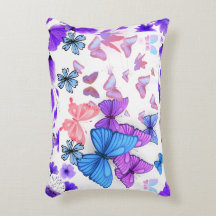 Oreiller Élégant à Motif Floral – Beau Pa