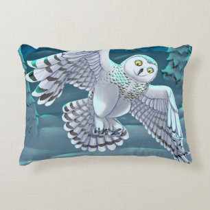 Coussins Décoratifs Oreiller Harfang des neiges